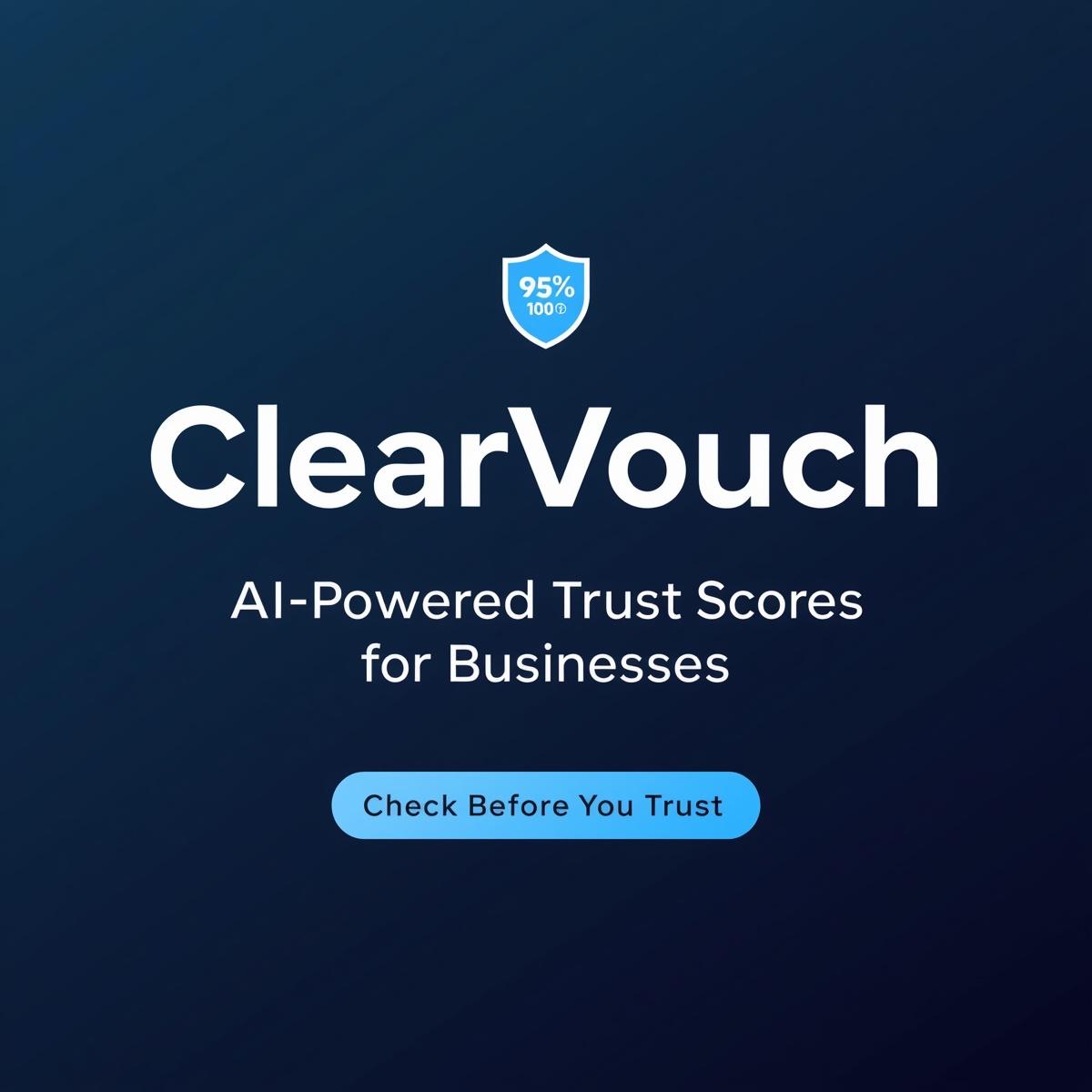 ClearVouch – AI-Powered Trust & Review Platform